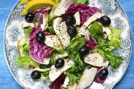 insalata pollo e avocado